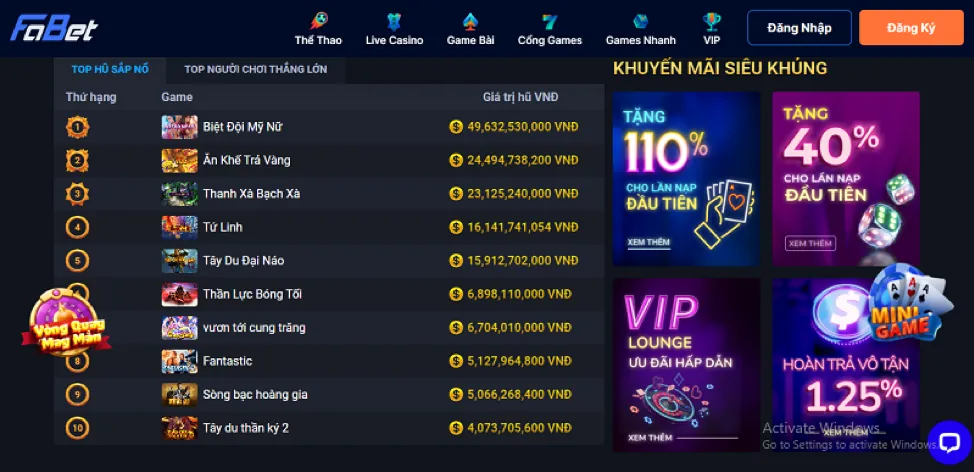 Kêu gọi hành động đăng ký 66ff Casino